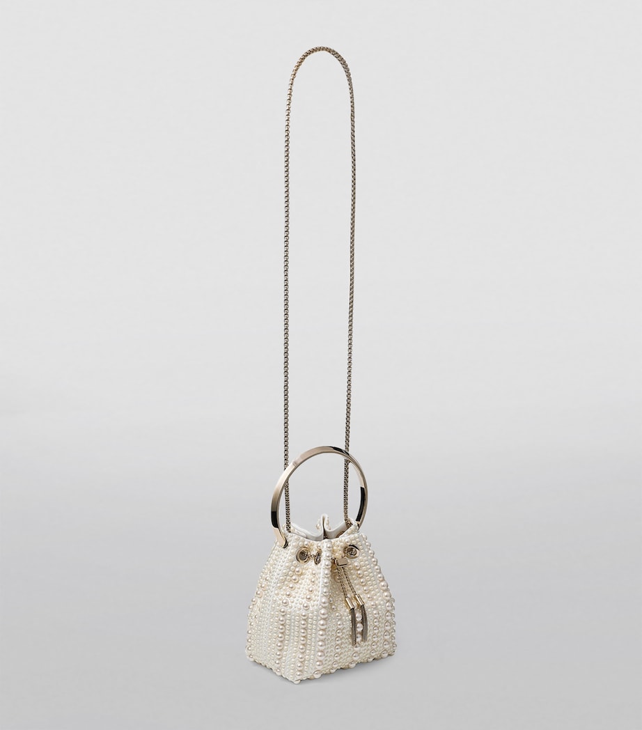Ivory Pearl Bon Bon Top-Handle Bag