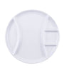 SWISSMAR Set of 4 Ceramic Round Fondue Plates (26cm)
