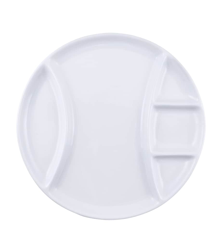 SWISSMAR Set of 4 Ceramic Round Fondue Plates (26cm)