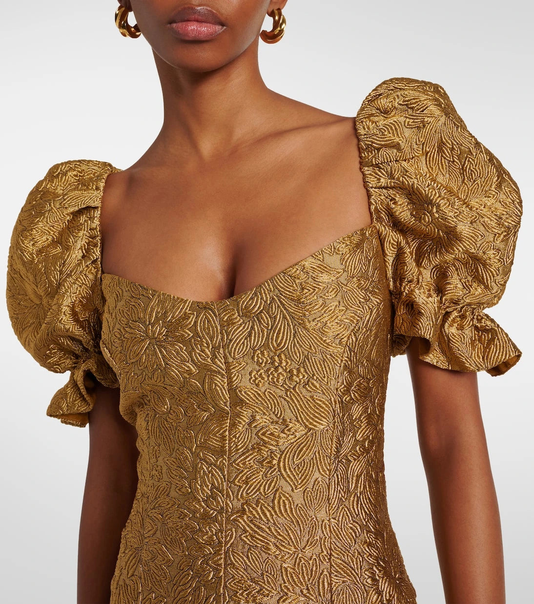 Markarian - Farrah floral brocade midi dress