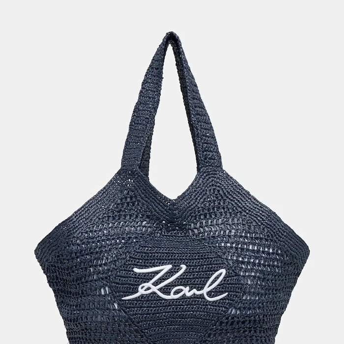 Karl Lagerfeld örme materyalden kadın tote çanta K/SIGNATURE
