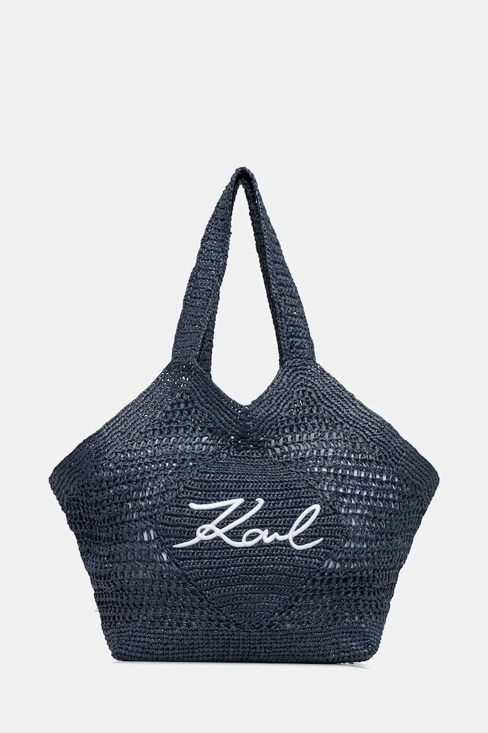 Karl Lagerfeld örme materyalden kadın tote çanta K/SIGNATURE