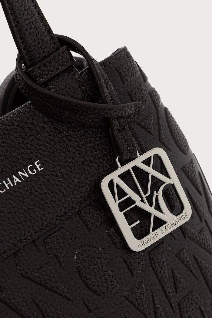 Armani Exchange kadın tote çanta suni deriden