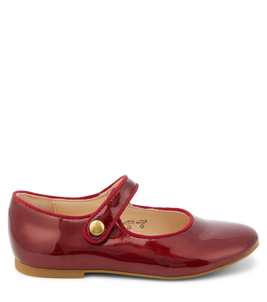 Pom d'Api - Daisy Baby patent leather Mary Jane flats