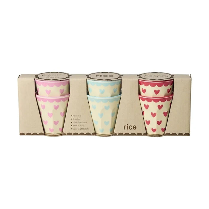 Rice plastik espresso bardak seti 9 x 6 x 26 cm