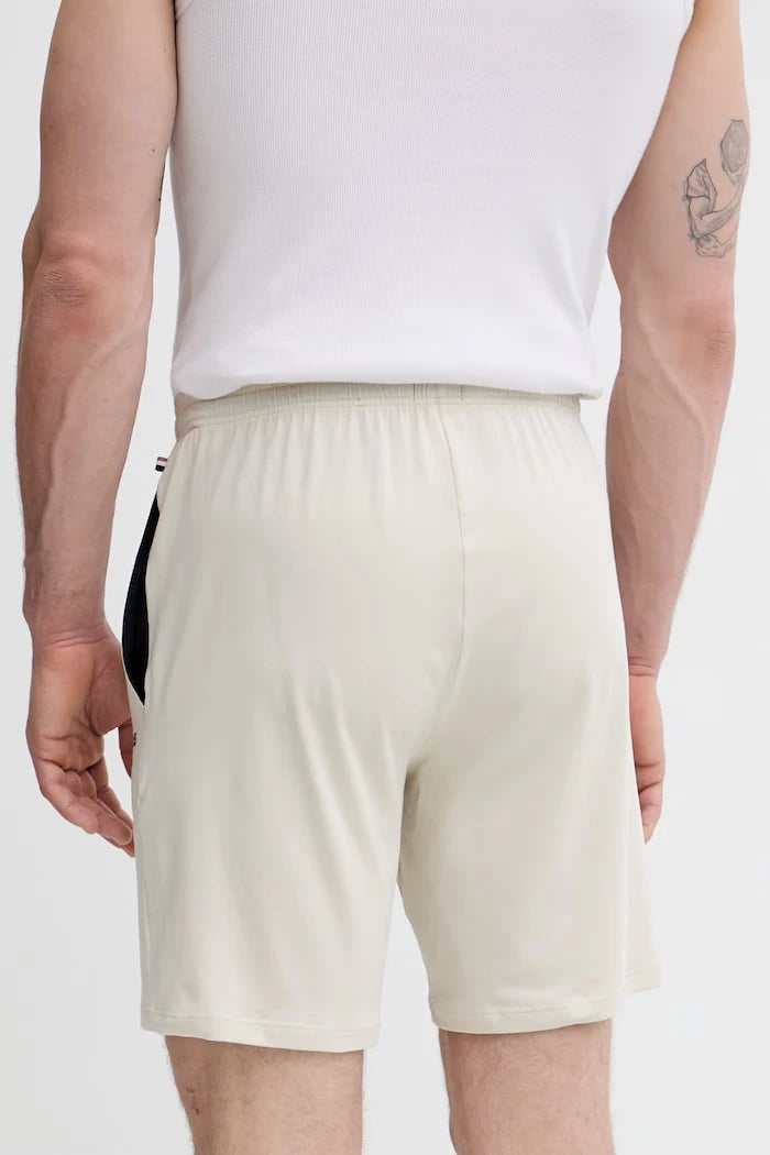 BOSS erkek pamuklu elastanlı ev tipi kısa şort Mix&Match Short CW