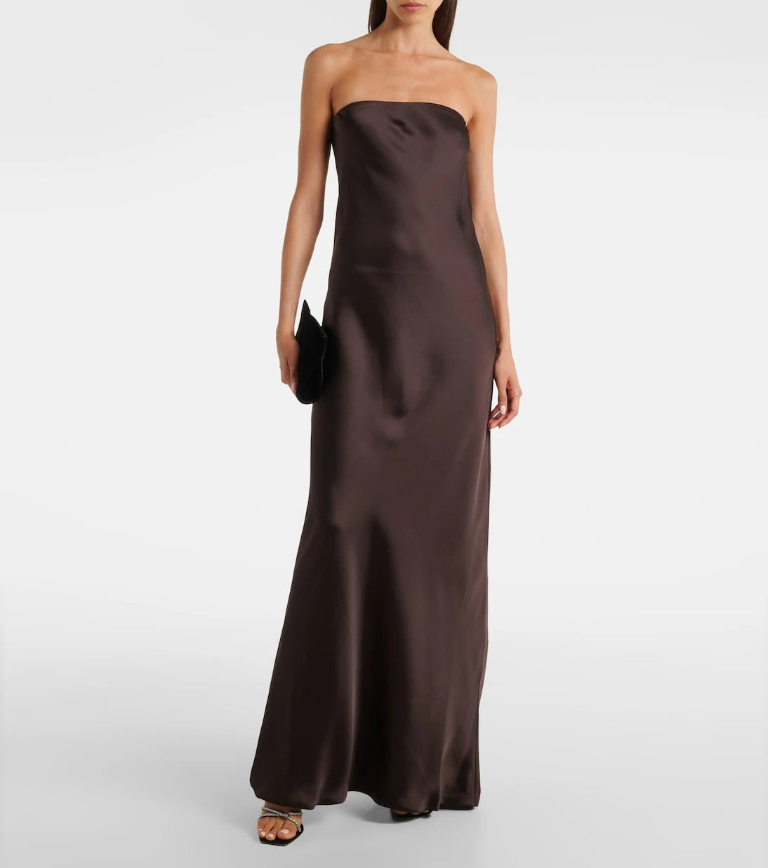 Norma Kamali - Crêpe satin gown