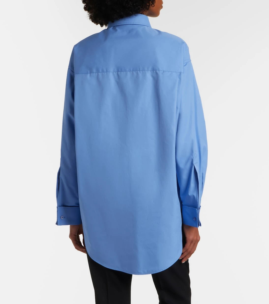 Balenciaga - Asymmetric cotton poplin shirt