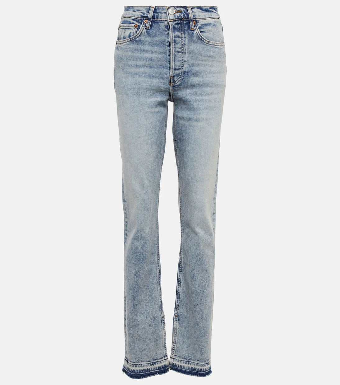Re/Done - 70s high-rise split-hem bootcut jeans