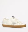 White Leather Super-Star Sneakers