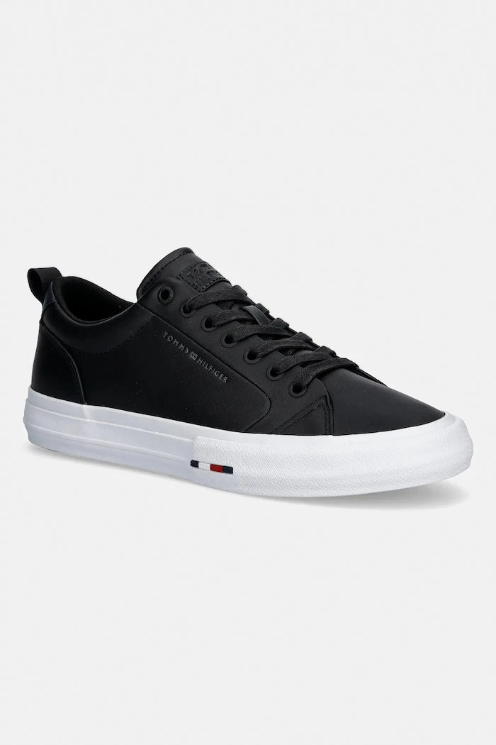 Кожени маратонки Tommy Hilfiger HARLEM STREET LTH