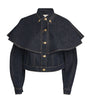 The Agata Denim Cape Jacket