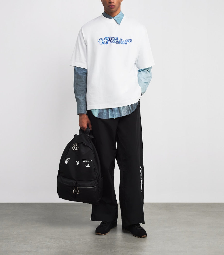 Cotton Cloudy Arrow Skate Logo T-Shirt