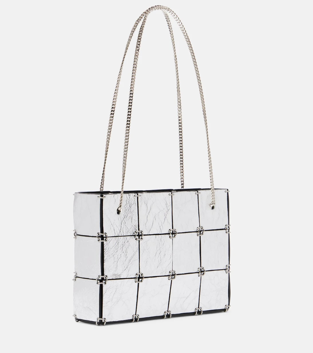 Khaite - Emma Mini metallic leather tote bag