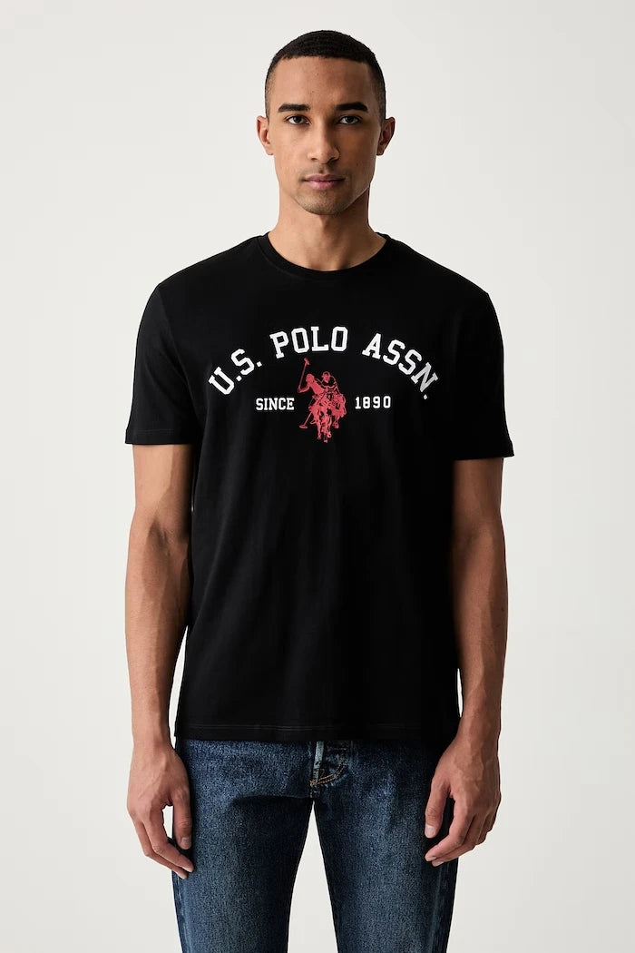 U.S. Polo Assn. Erkek Pamuklu Tişört SIGNATURE ARCH PRINT