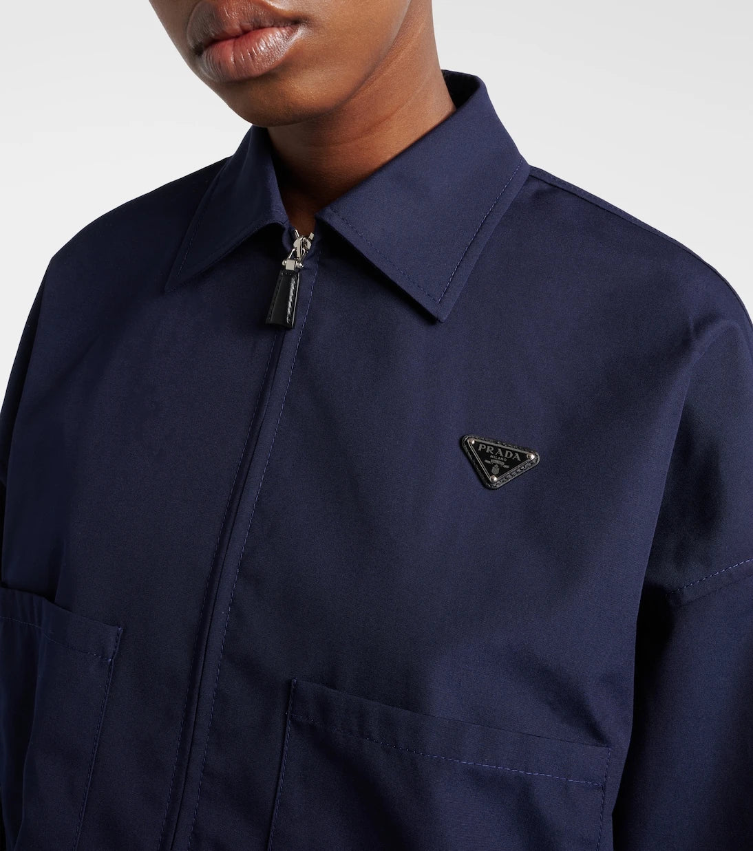 Prada - Poplin blouson jacket