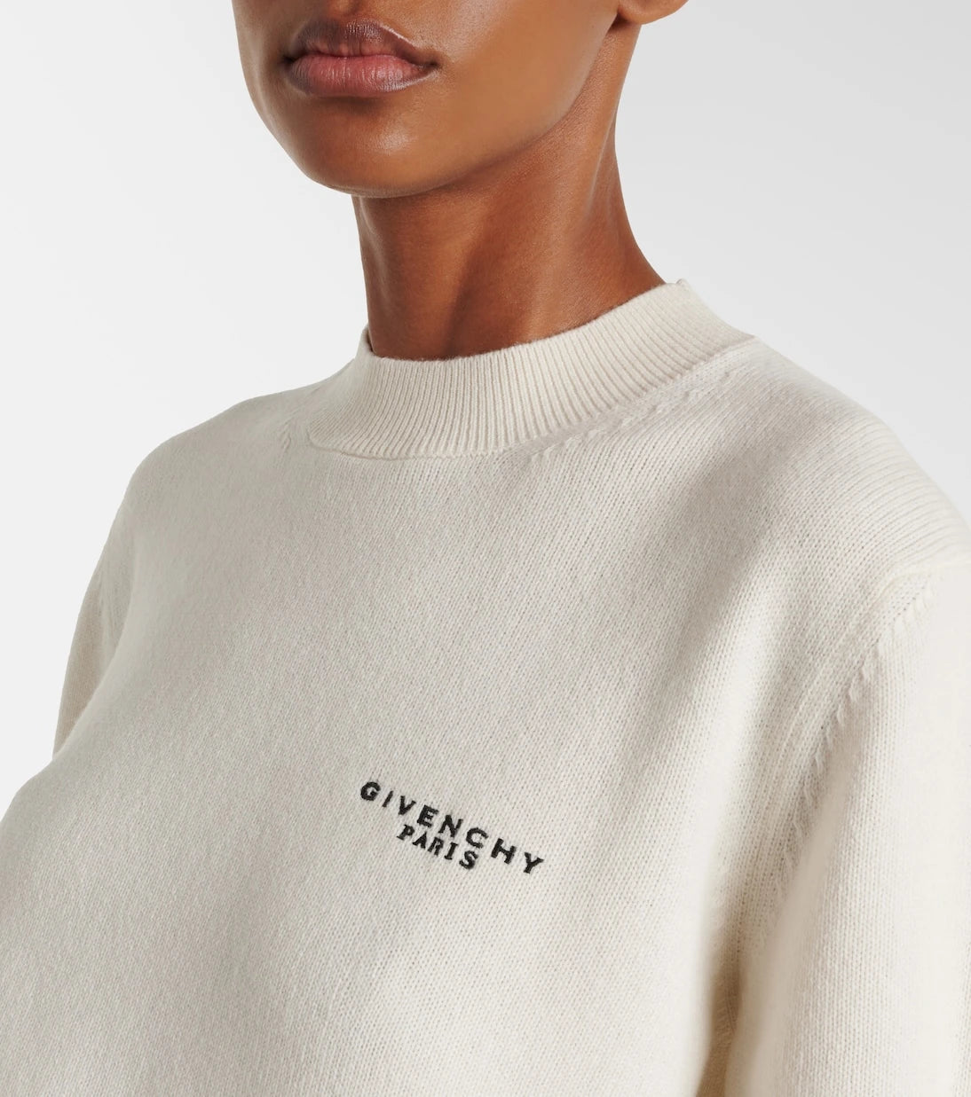 Givenchy - Logo wool and cashmere sweater