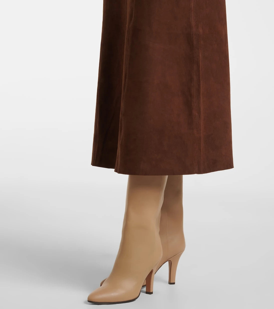 Rixo - Edwina suede skirt