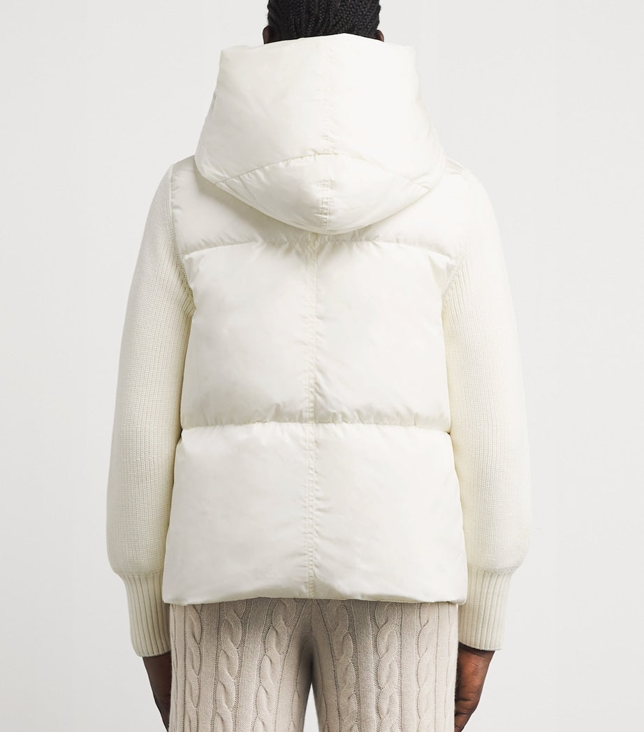 Canada Goose Ivory HyBridge Astoria Down Jacket