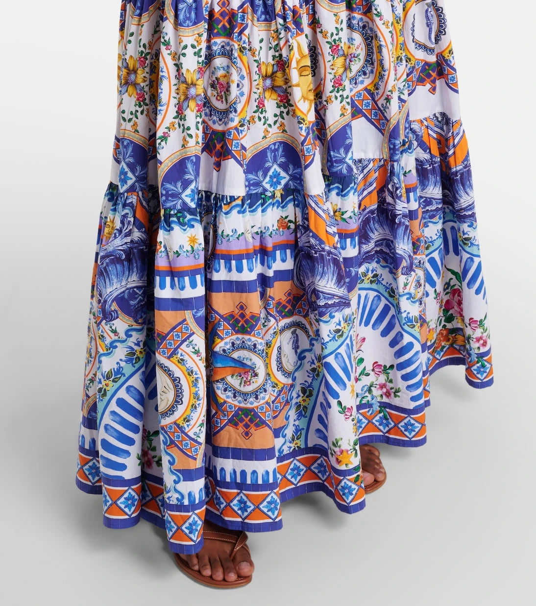 Camilla - Floral cotton maxi dress