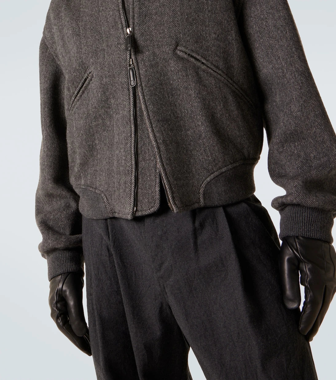 Giorgio Armani - Cashmere bomber jacket