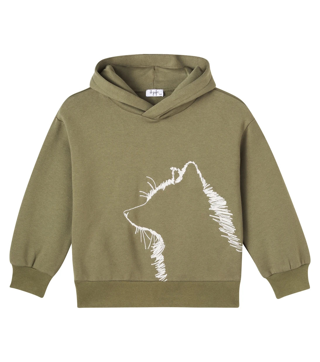 Il Gufo - Embroidered cotton jersey hoodie