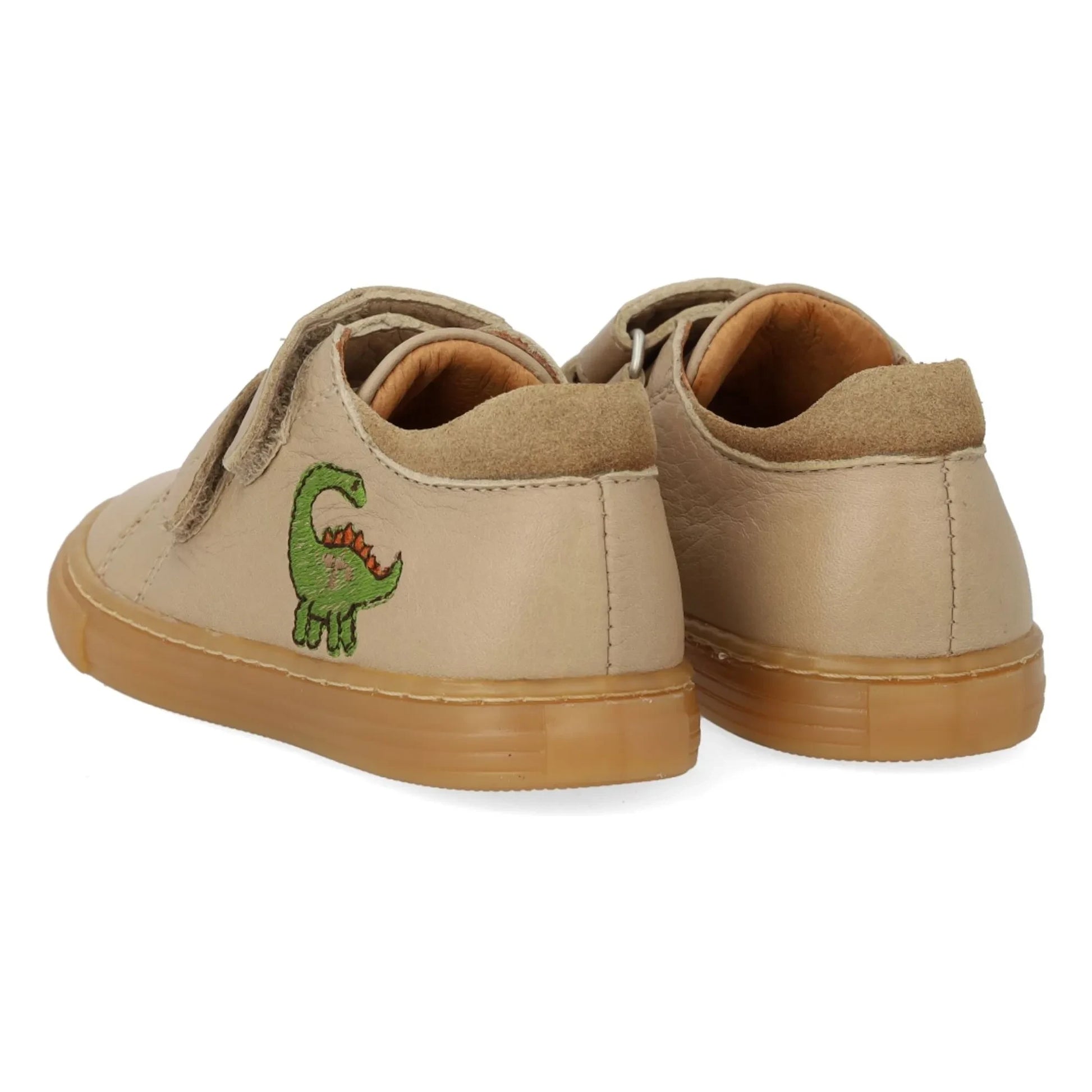 Angulus - Dinosaur Double Scratch Sneakers | Sand