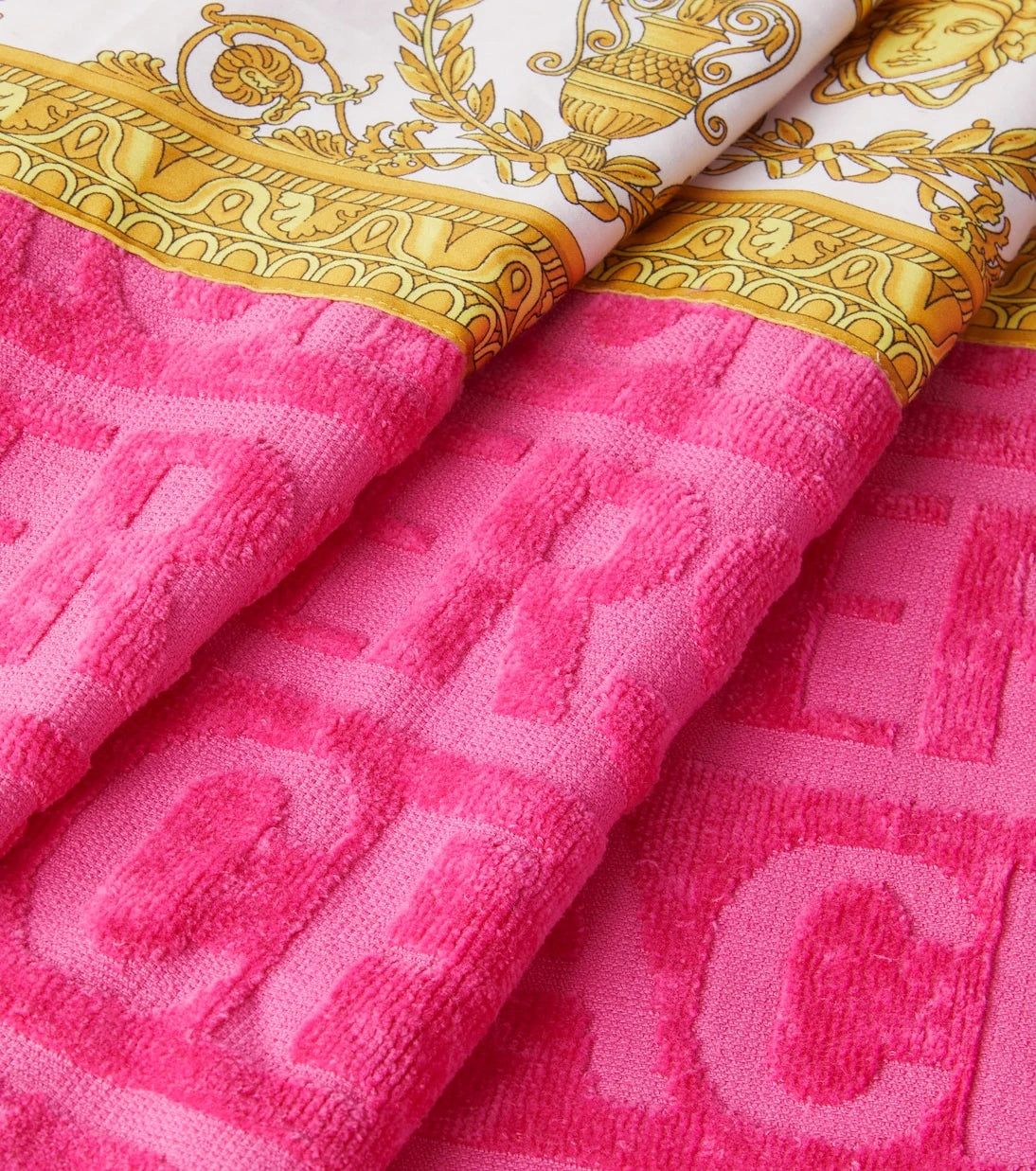 Versace Home - Versace Allover cotton terry beach towel