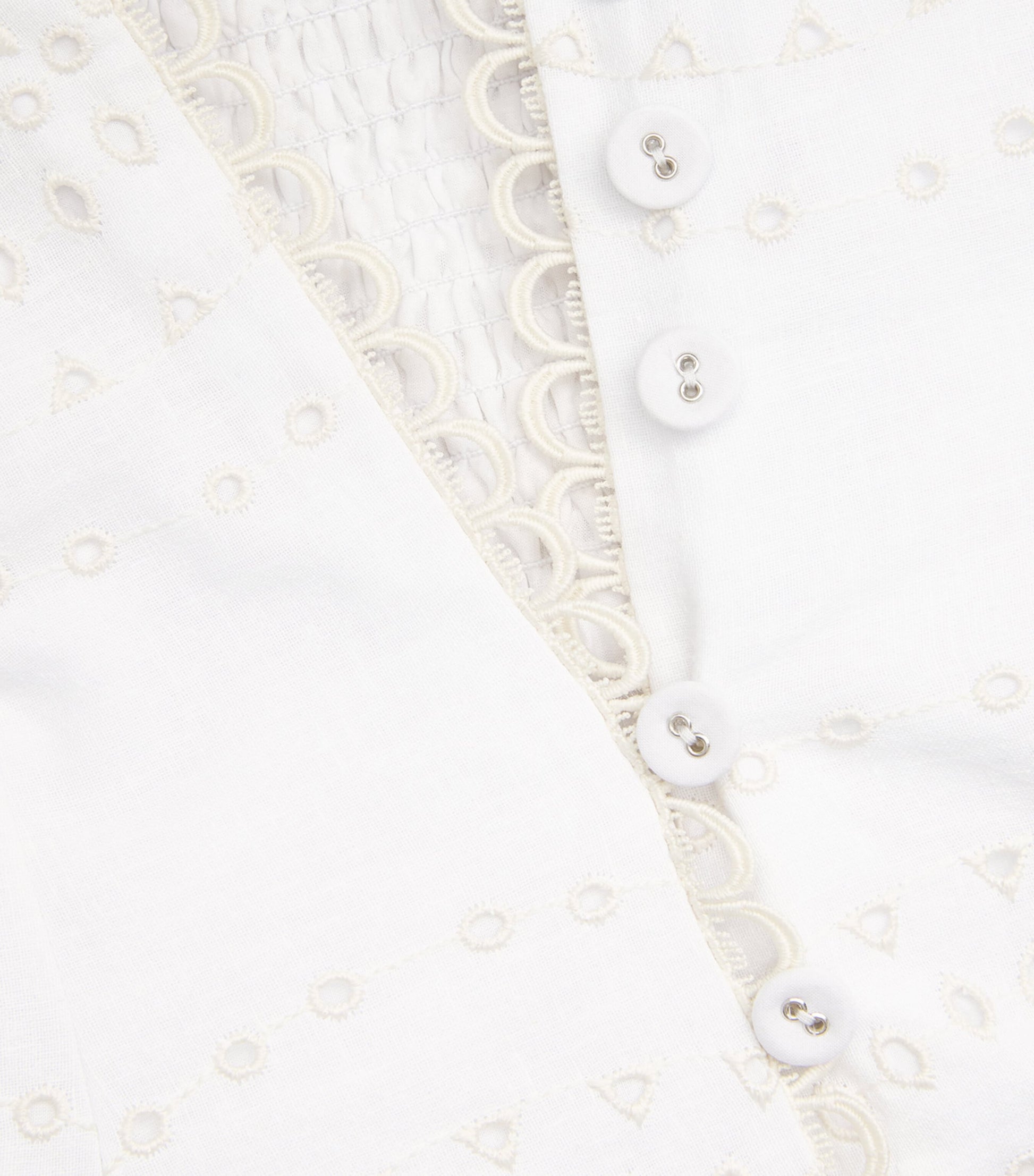 Broderie Anglaise Catta Maxi Dress IVORY NELï¿½M