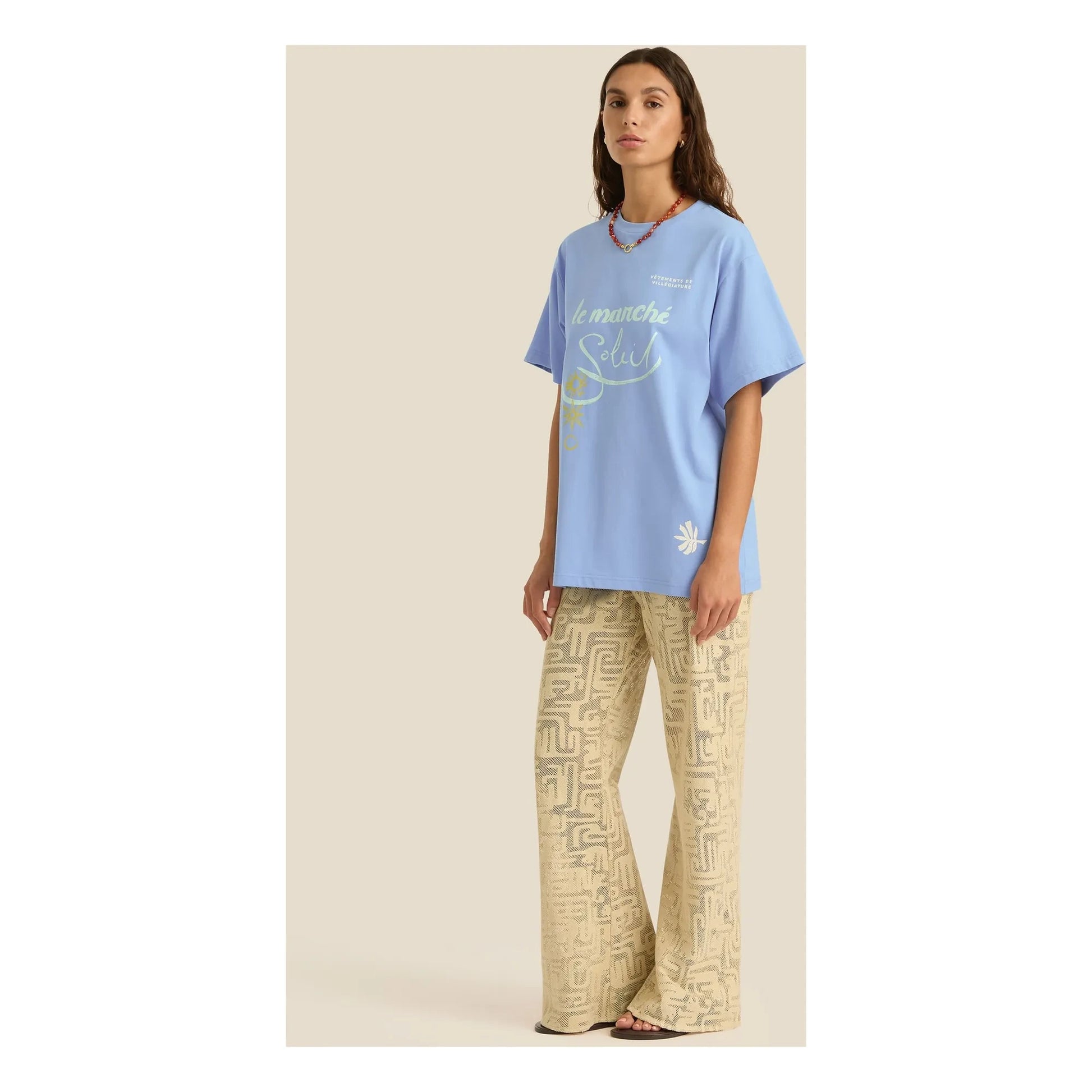 Soleil Soleil - Le Marché T-Shirt | Blue