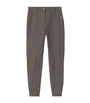 Burberry Brown Stretch Cotton Herringbone Jodhpurs