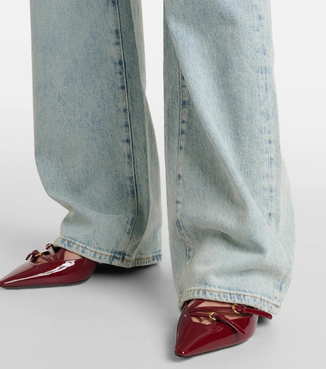 7 For All Mankind - Tess Trouser high-rise straight jeans
