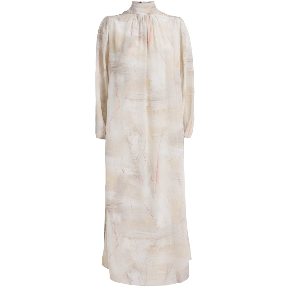 Fabiana Filippi Multi Silk Maxi Dress