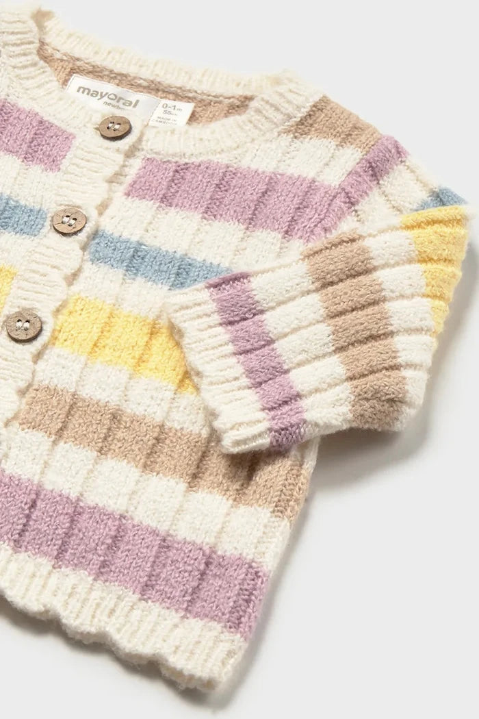 Mayoral Newborn жилетка за деца с памук