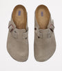 Suede Boston Clogs