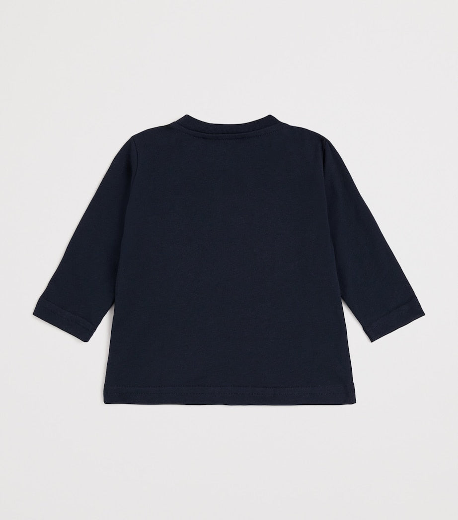 Il Gufo Cotton Embroidered Owl Long-Sleeve T-Shirt (6-36 Months)