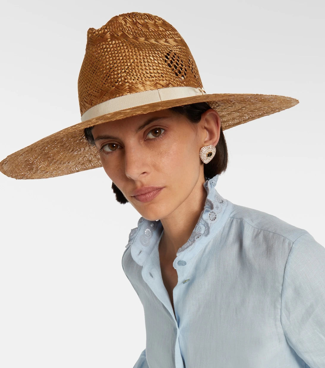 Valentino - Escape VLogo straw sun hat