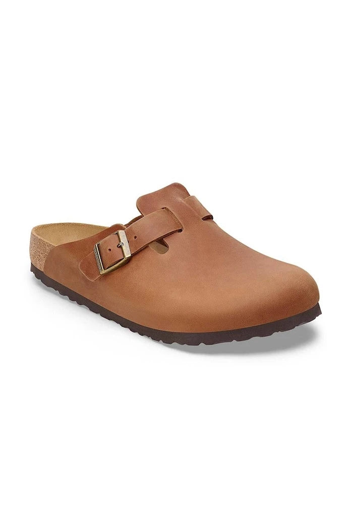 Чехли от набук Birkenstock Boston