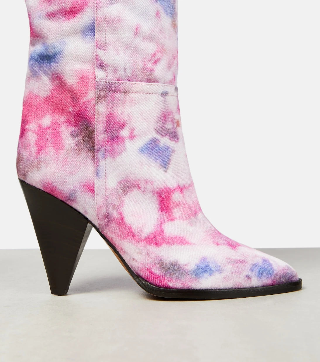 Isabel Marant - Ririo printed leather knee-high boots