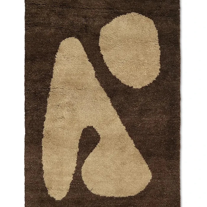 Вълнен килим ferm LIVING Abstract Rug 80 x 120 cm