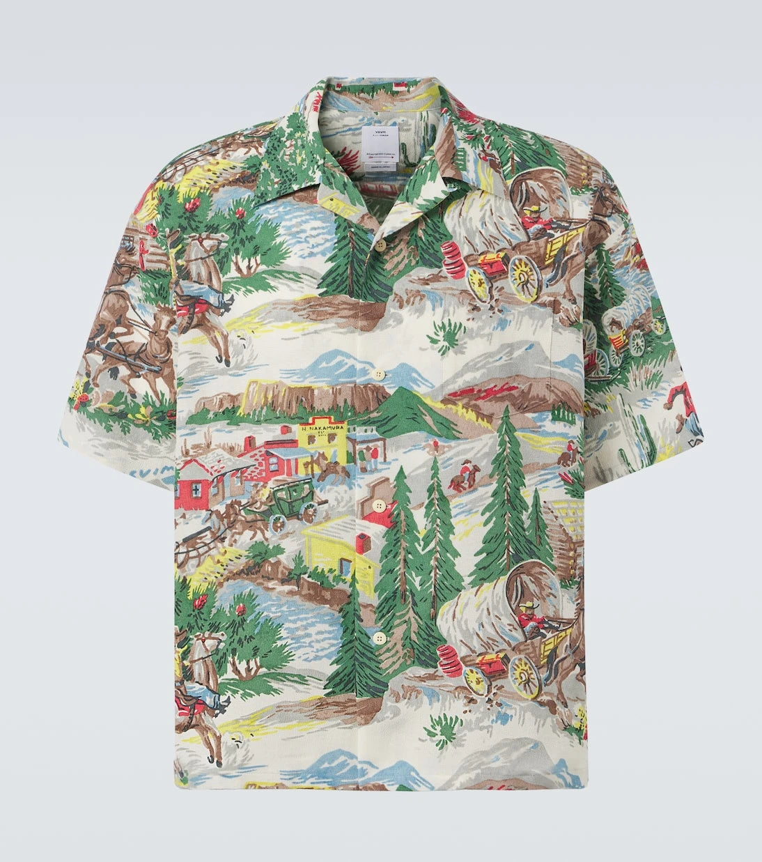 Visvim - Crosby printed silk-blend bowling shirt
