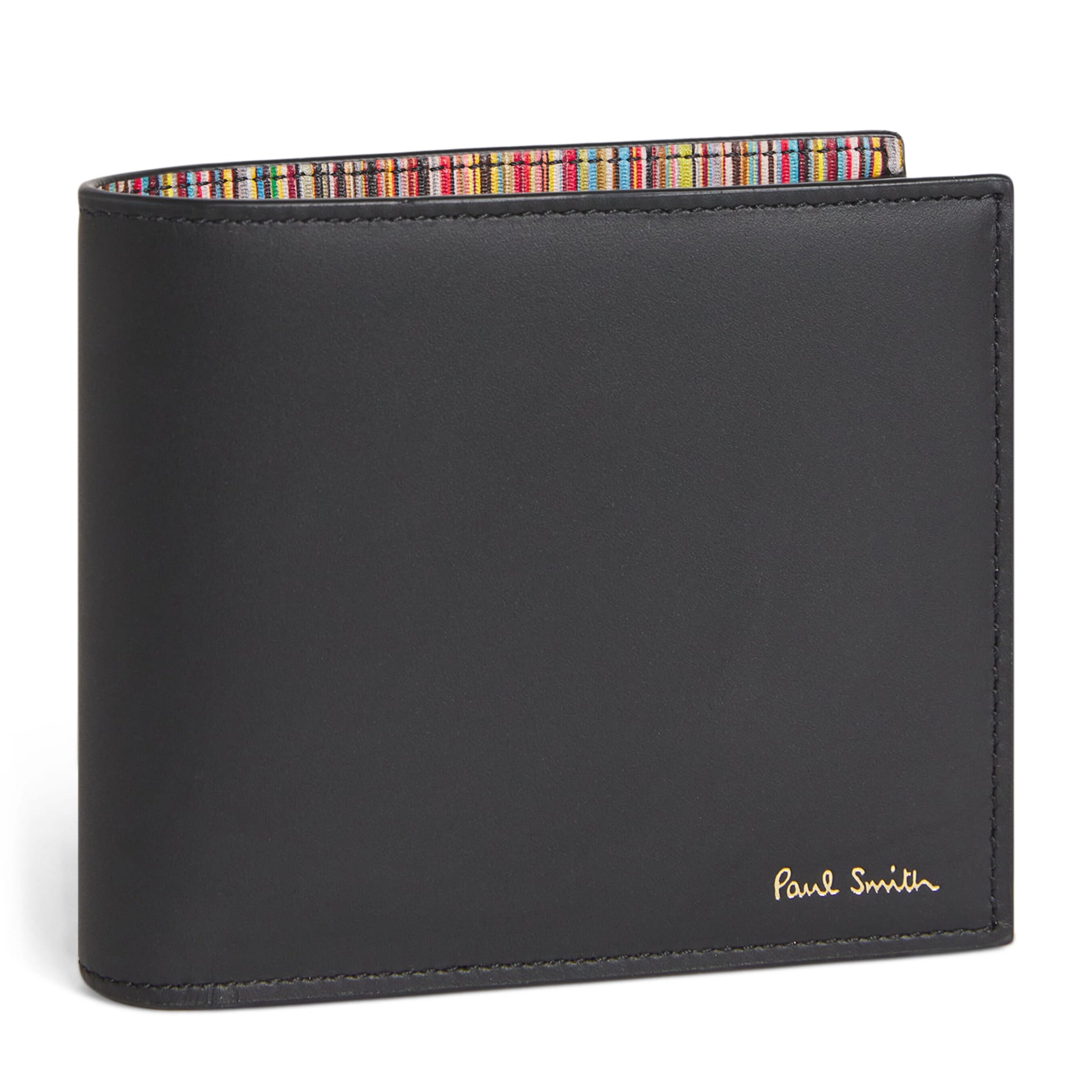 Paul Smith Leather Stripe Insert Bifold Wallet