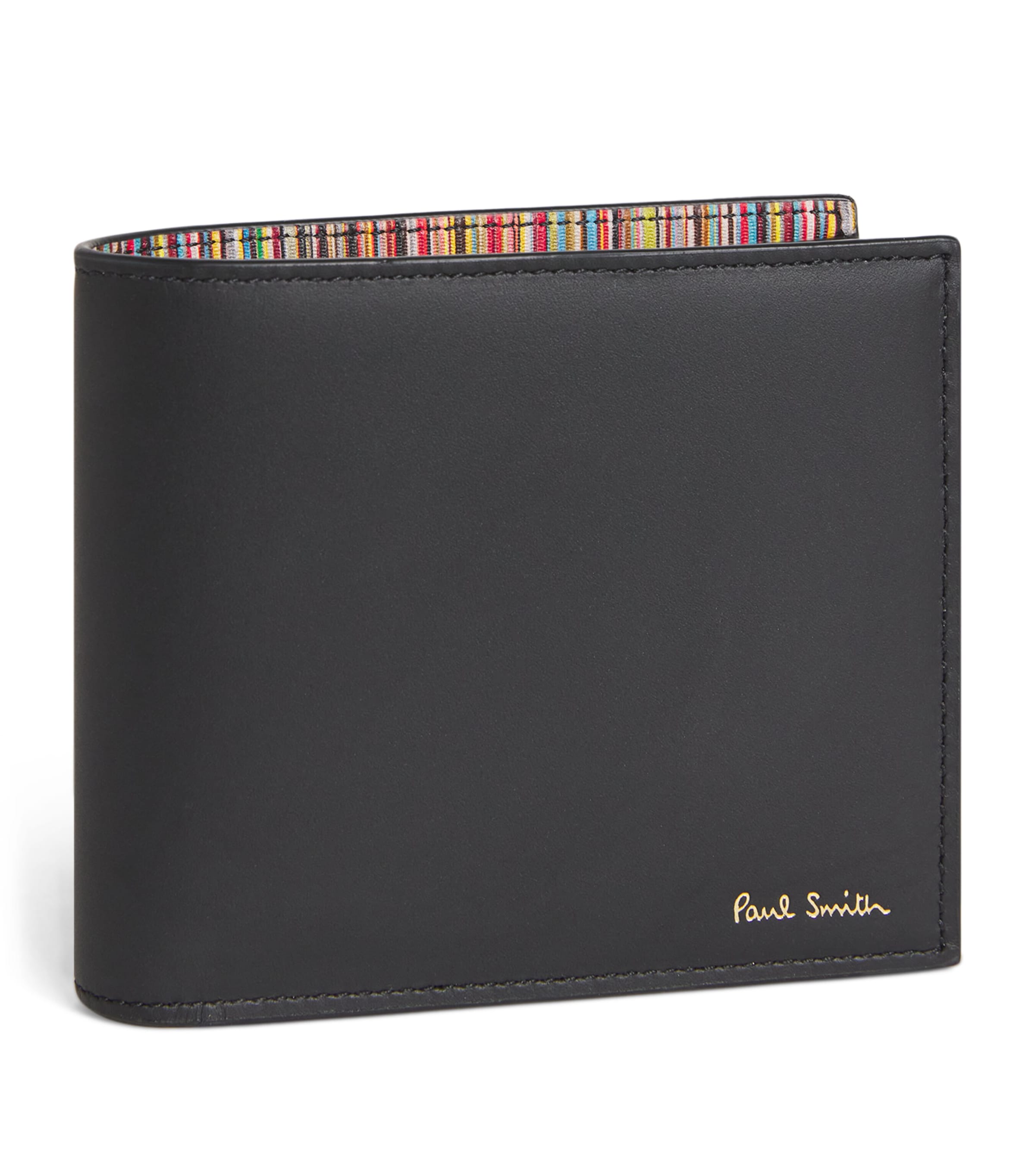 Paul Smith Leather Stripe Insert Bifold Wallet
