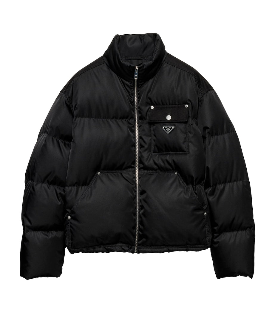 Prada Black Re-Nylon Puffer Jacket