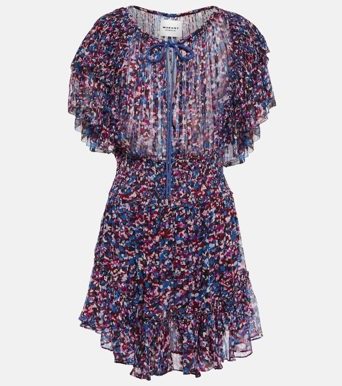 Marant Etoile - Florise printed georgette minidress