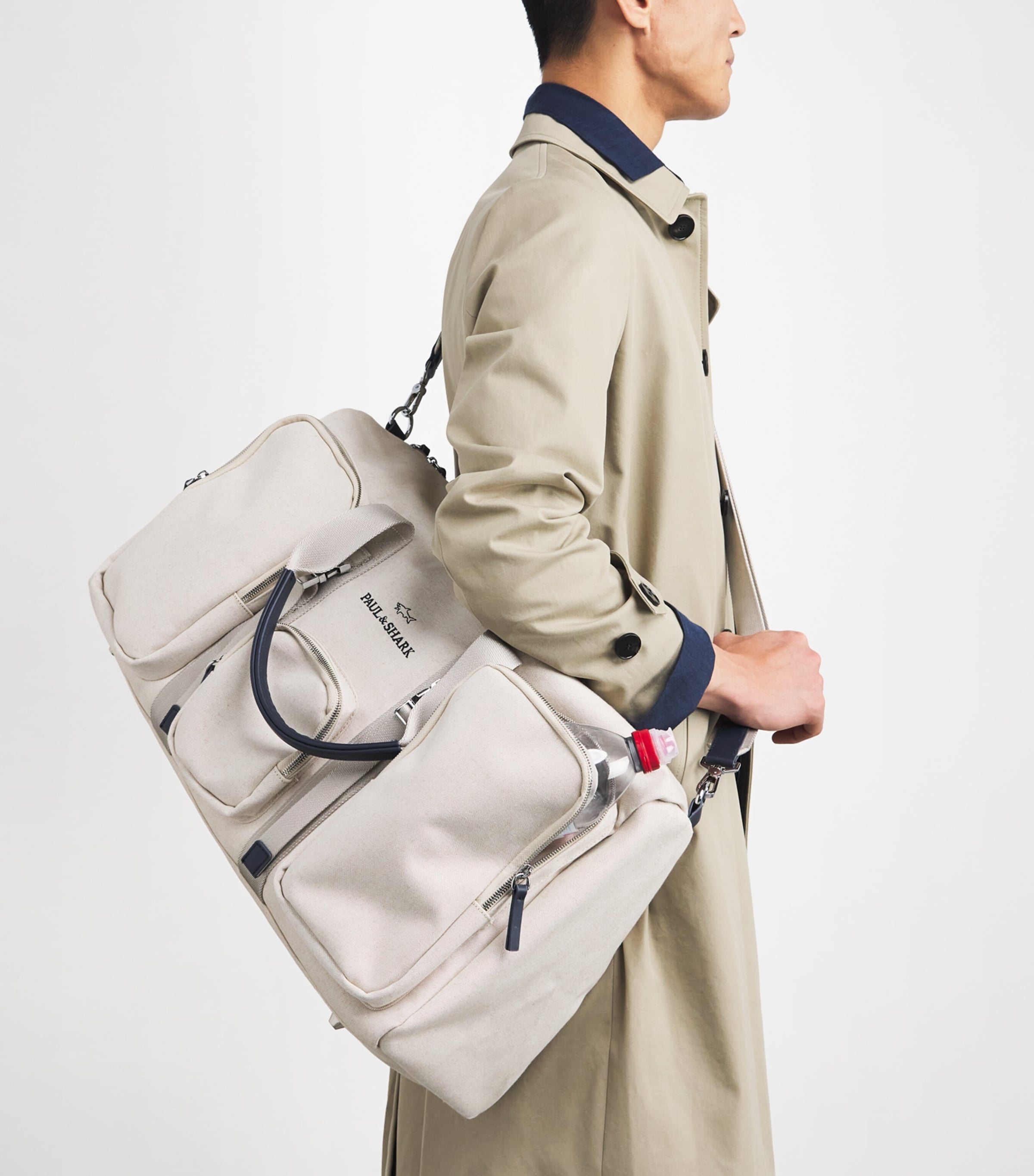 Paul & Shark Cotton-Blend Canvas Duffle Bag