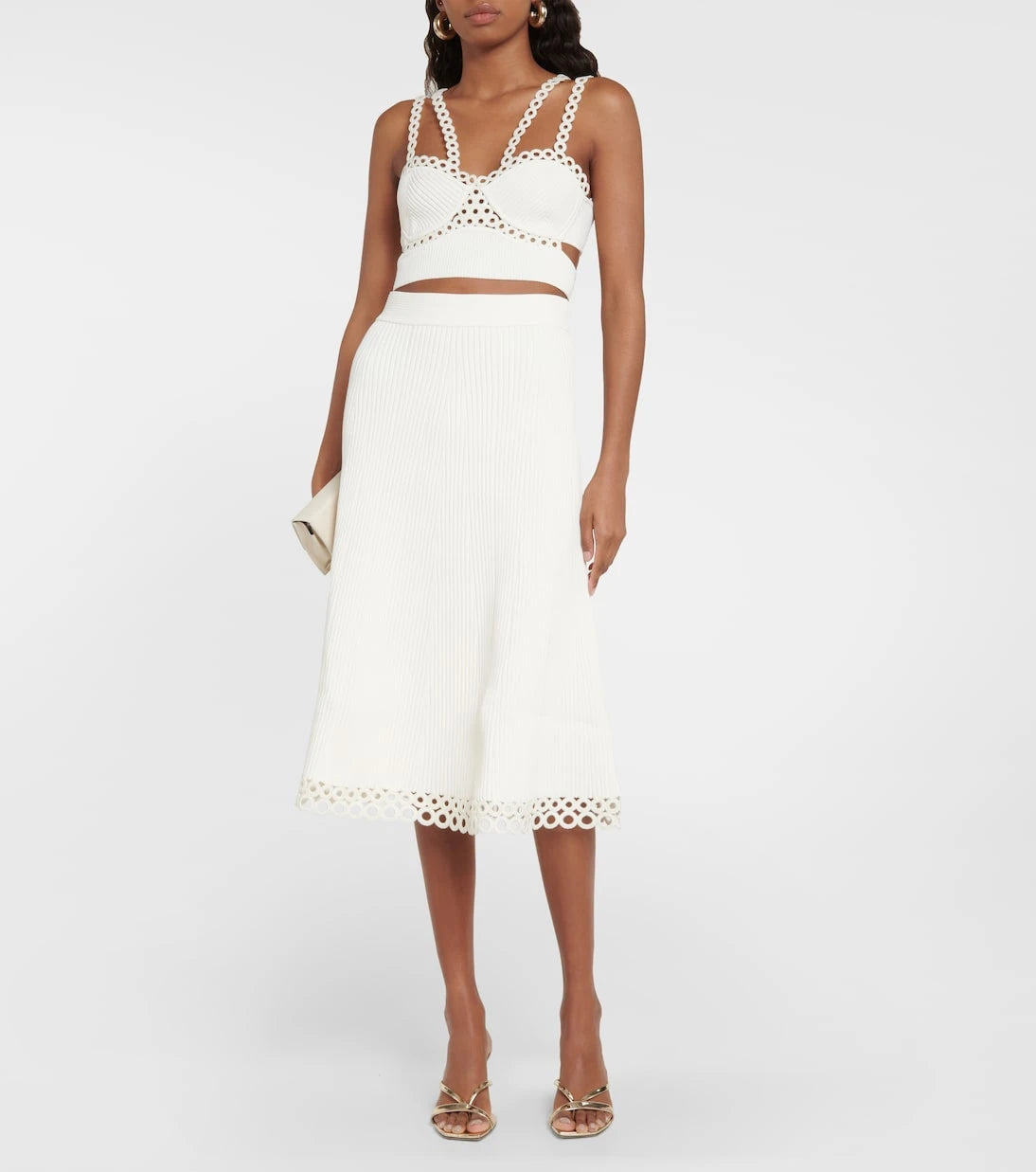 Simkhai - Liana ribbed crop top