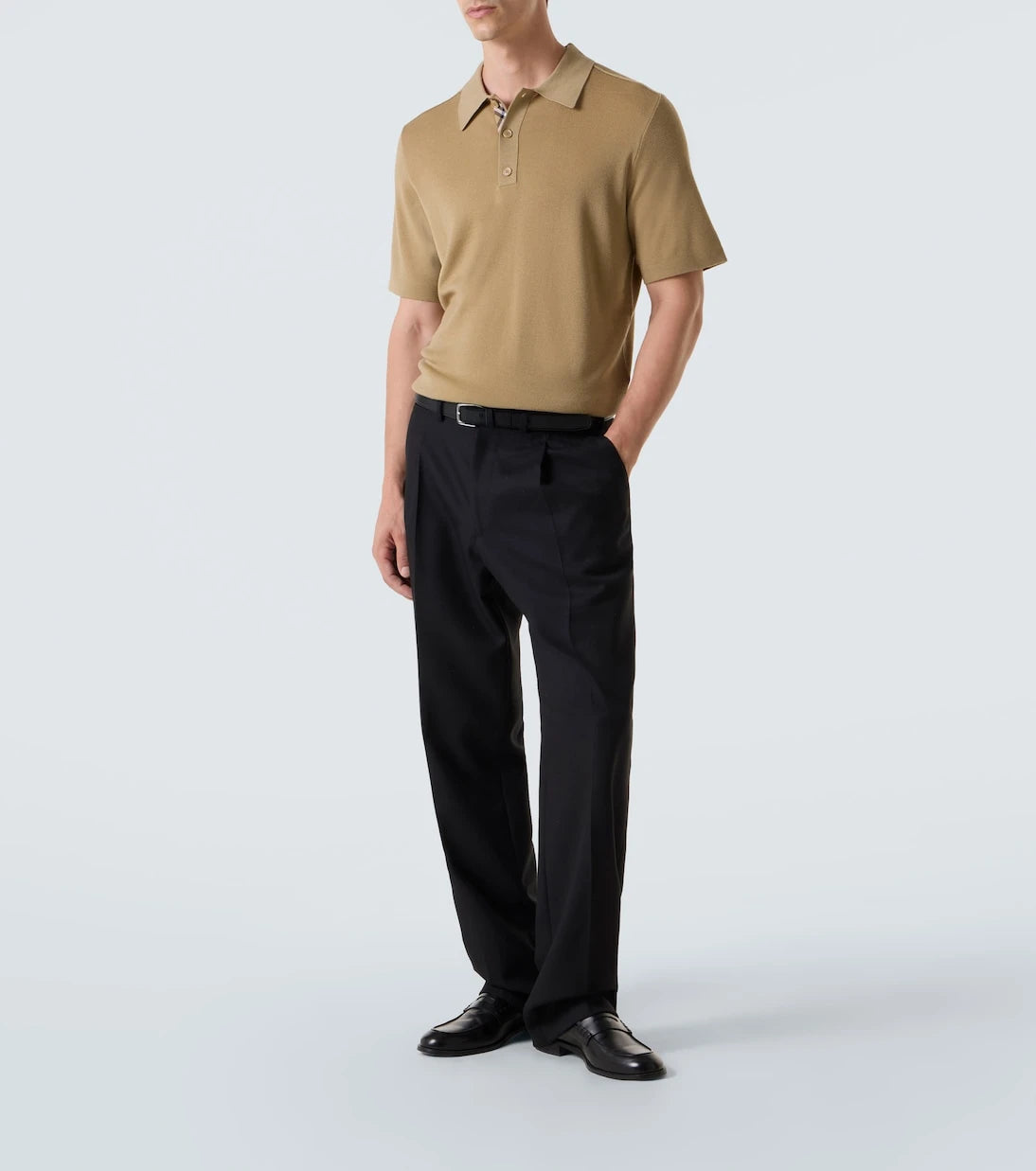 Burberry - Wool polo shirt