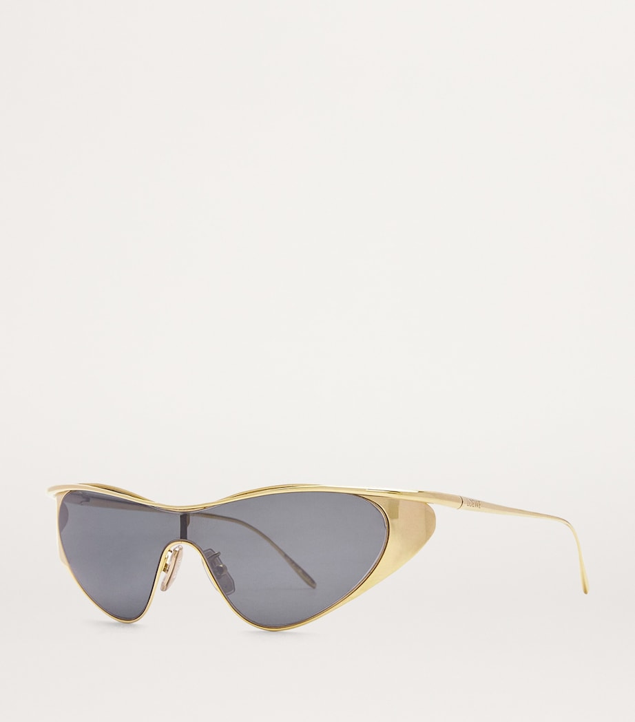 Silver Flash Cat Eye Sunglasses