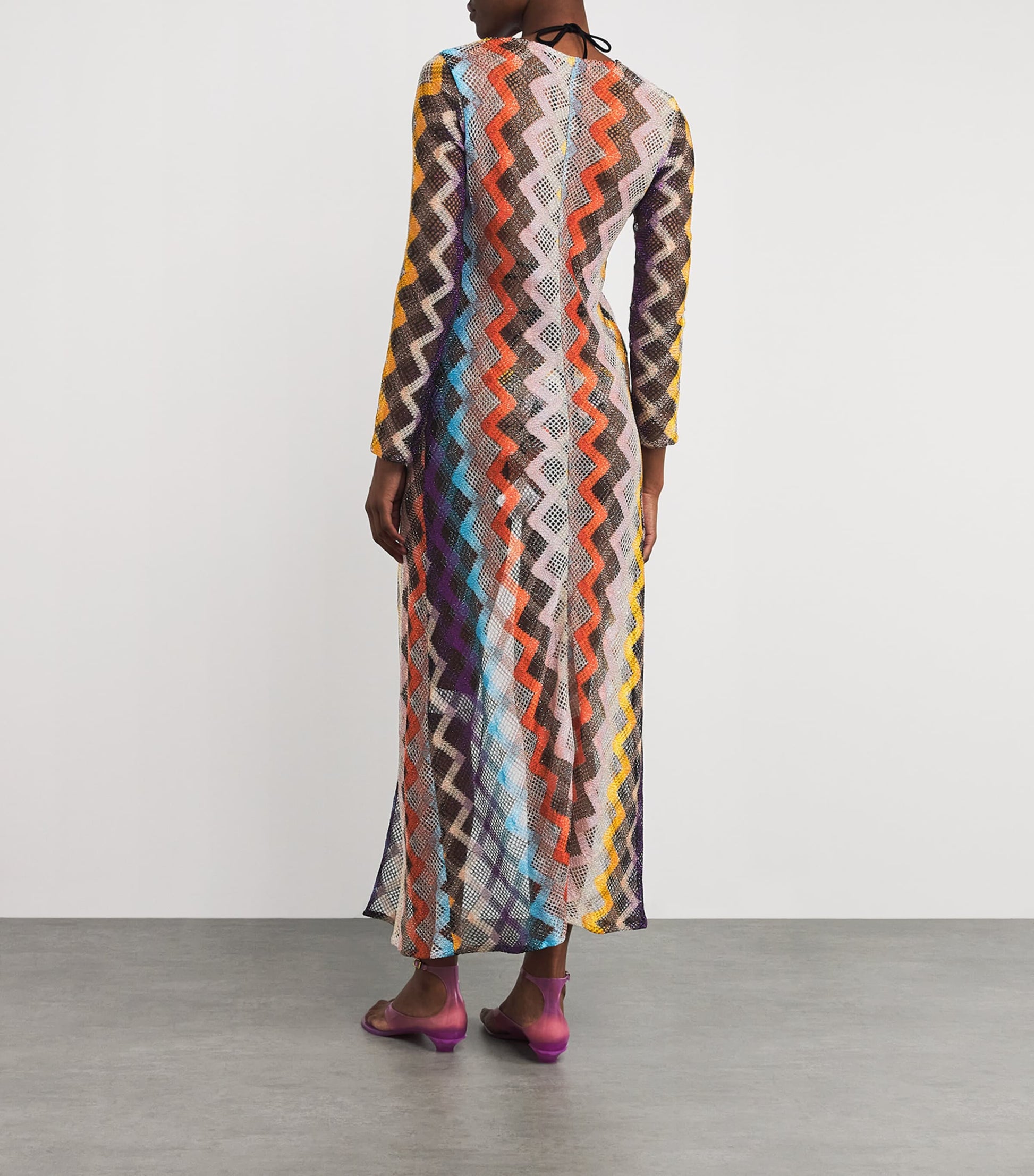 Missoni Multi Zigzag Longline Cardigan